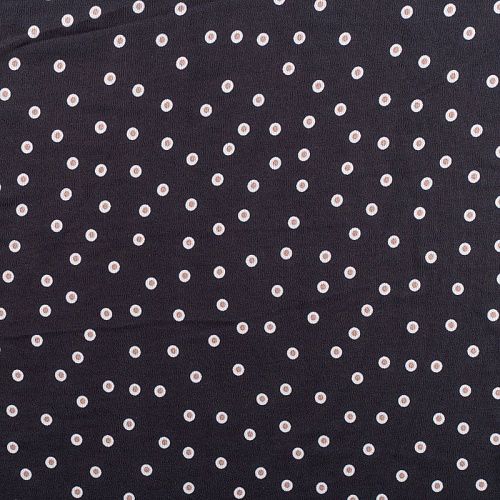 Креп-шифон 027-01442 черный принтованный