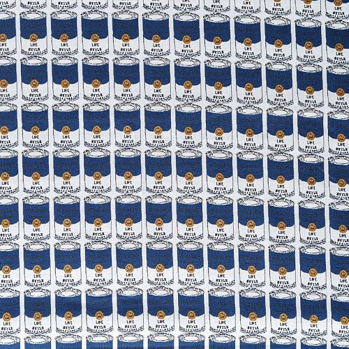 Хлопок 063-07903 белый принтованный