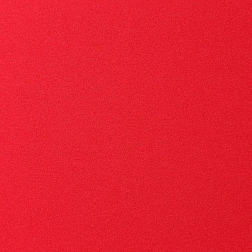 Крепдешин синтетический 029-07346 ярко-красный однотонный