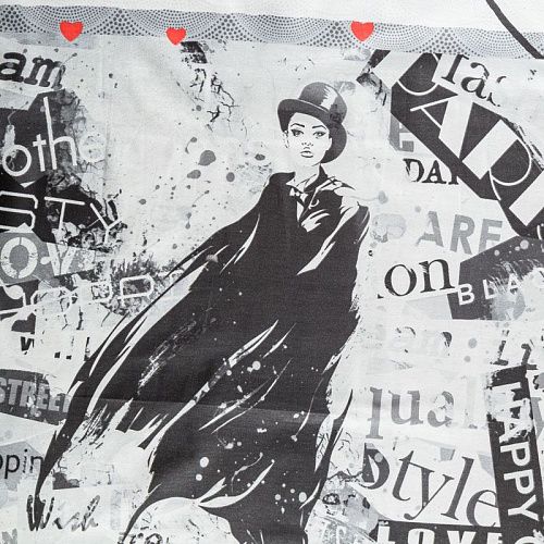 Перкаль ш.220 см 007-03517 белый принтованный