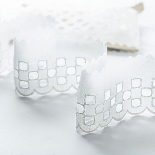 Шитье 80 мм 447318 белый