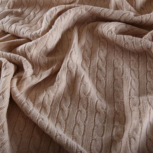 Трикотаж вязаный 056-16672 светло-бежевый