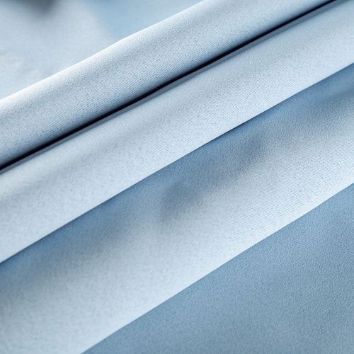 Ткань портьерная блэкаут h-295 см 10-02-01865 голубой однотонный