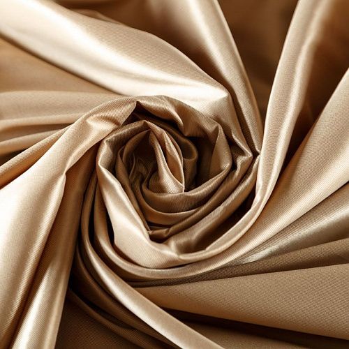 Ткань подкладочная 045-06160 бежевый однотонный