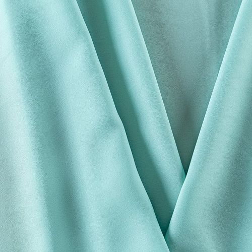 Креп-шифон 027-09824 мятный однотонный