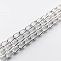 Цепь декоративная 4 мм металл 20-4-под никель 