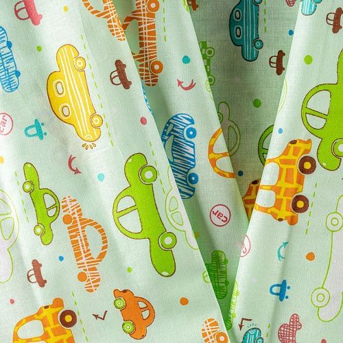 Ситец 007-00700 светло-зеленый принтованный