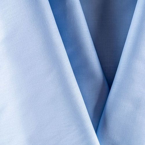 Поплин ш.275 см К30-369 голубой однотонный