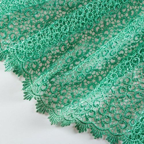 Гипюр-макраме К12-664 светло-зеленый