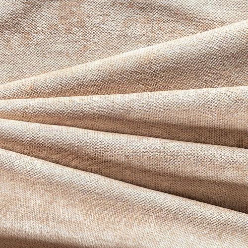 Ткань портьерная шенилл h-300 см 21-02-00075 песочный однотонный