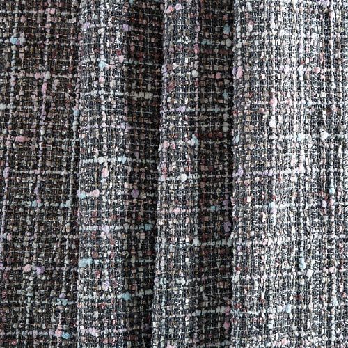 Твид шанель 052-04389 серый мультиколор