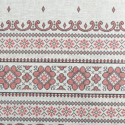 Рогожка 048-03536 серый принтованный