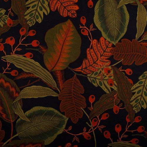 Трикотаж 056-16319 черный принтованный