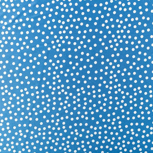 Шелк синтетический 065-01463 голубой принтованный