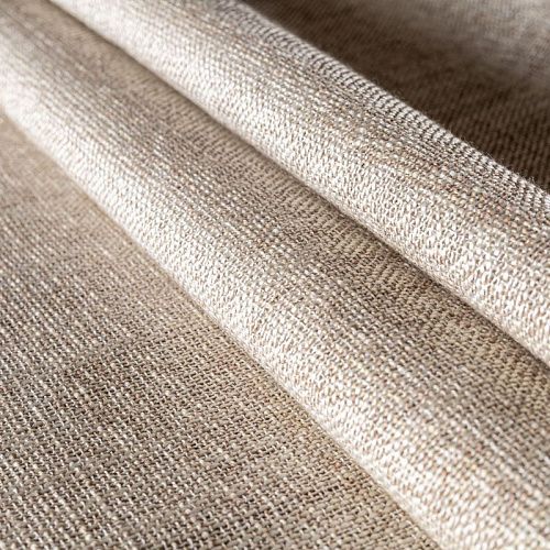 Ткань портьерная лен h-300 см 05-02-00242 серо-молочный меланж