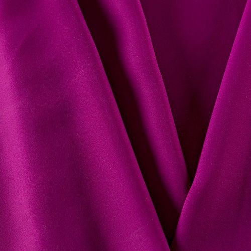 Креп-шифон 027-09860 темная фуксия однотонный