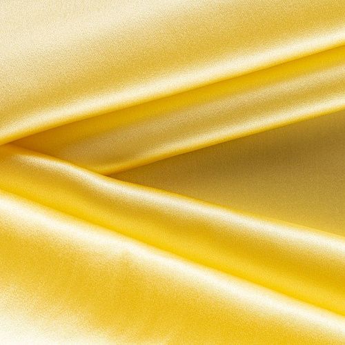 Шелк натуральный К15-1092 желтый однотонный