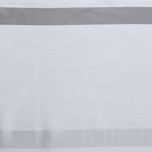 Тюль лен Т328-01-43 молочно-серый