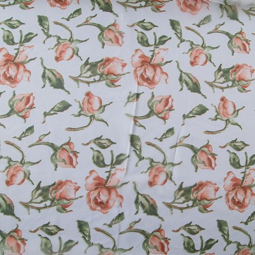 Тюль вуаль 03-01-13169 белый принтованный