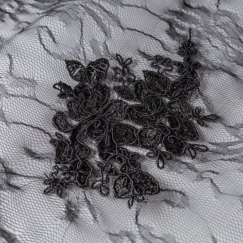 Гипюр К19-223 черный