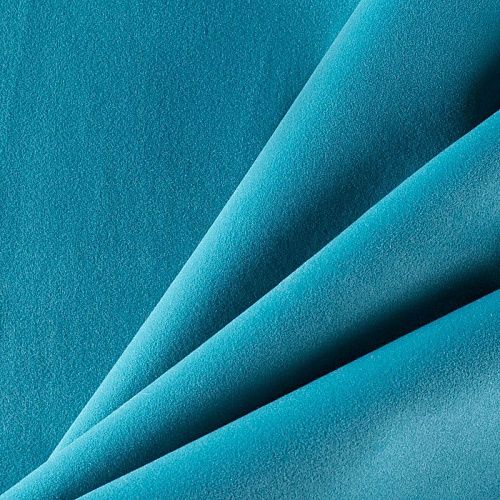 Ткань мебельная микрофлок 22-02-00767 петроль однотонный