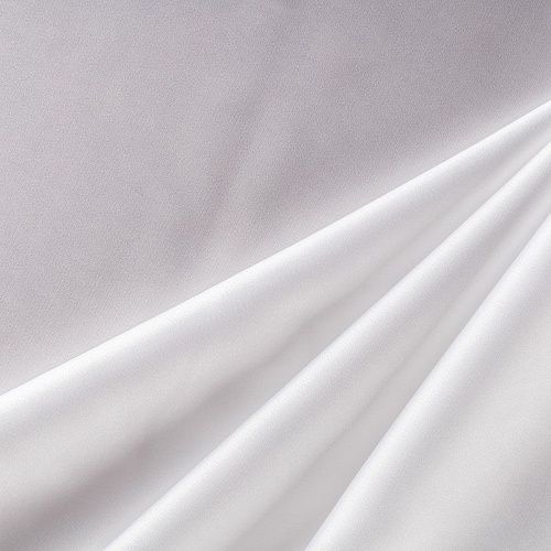 Шелк синтетический К33-773 белый однотонный