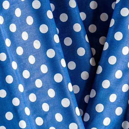 Бязь 007-00635 темно-синий принтованный