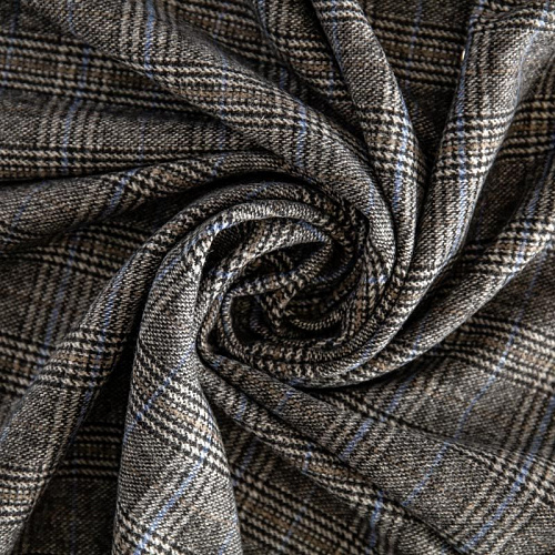 Твид 1120-341-025-0013 серый принтованный