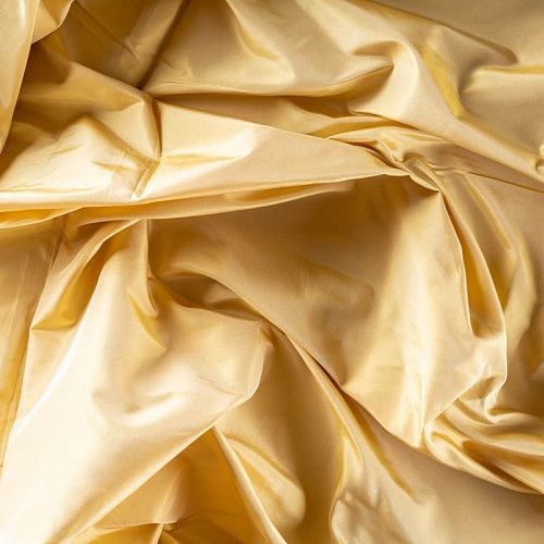 Дикий шелк К16-014 золотисто-сливочный однотонный