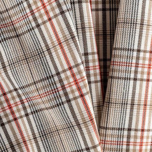 Ткань костюмная К33-294 молочный принтованный