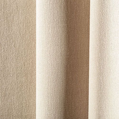 Ткань портьерная 19-02-03969 белый песок однотонный