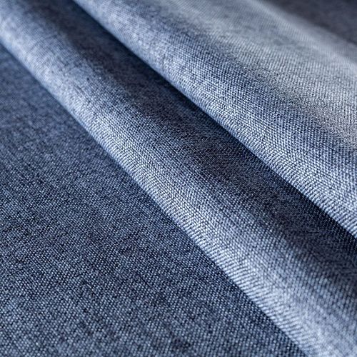 Ткань портьерная лен h-280 см 05-02-00245 серо-голубой меланж