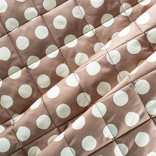 Ткань курточная 033-01984 серый принтованный