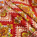 Рогожка 048-20425 белый принтованный