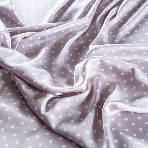 Шелк синтетический 065-01465 светло-серый принтованный