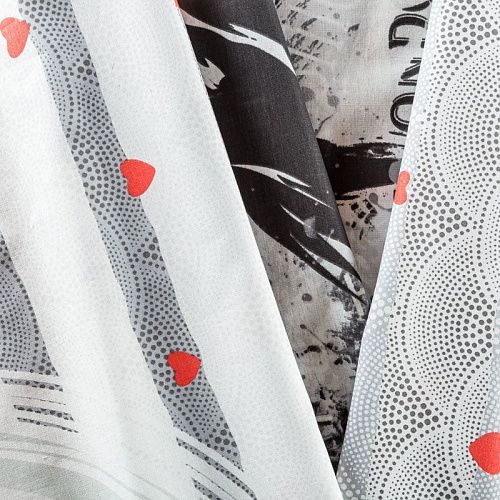 Перкаль ш.220 см 007-03517 белый принтованный