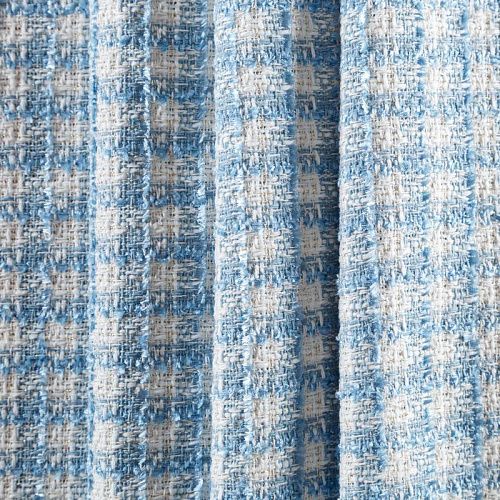 Твид шанель 052-05376 молочно-голубой