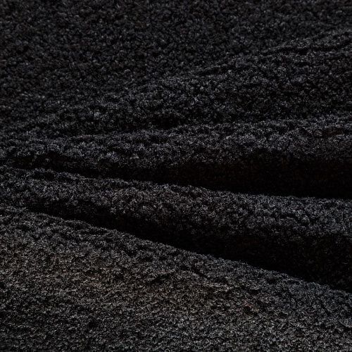 Мех искусственный 037-04412 черный однотонный