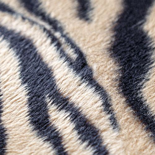 Мех искусственный 037-10014 бежевый принтованный