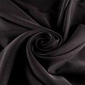 Креп К33-113 черный однотонный
