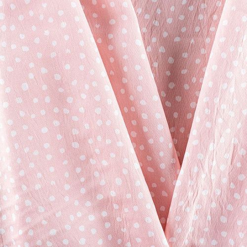 Тенсел 053-01539 пудрово-розовый принтованный