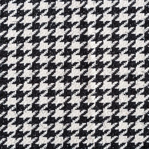 Твид 052-05410 черно-белый пье-де-пуль