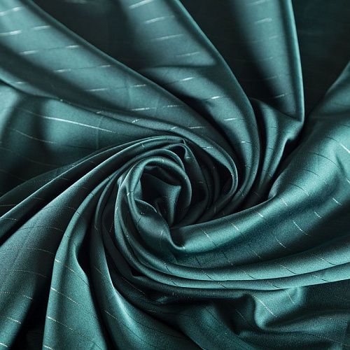 Шелк синтетический с люрексом 065-04167 хвойный зеленый