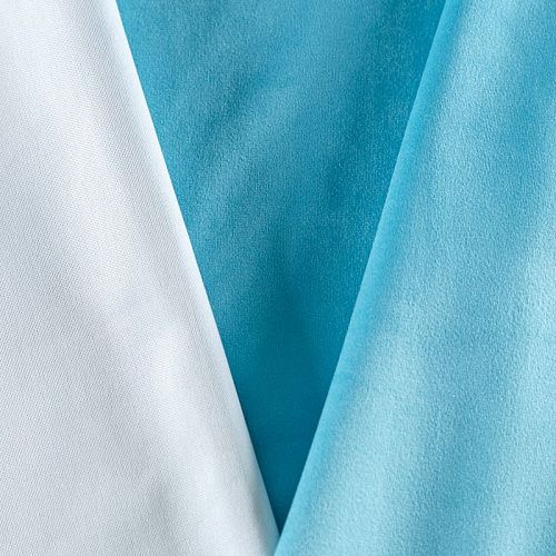 Ткань мебельная микровелюр 09-02-08963 бирюзовый топаз однотонный