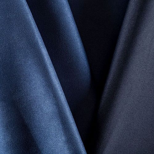 Замша-джерси 018-02361 синий однотонный