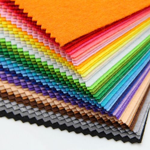 Фетр К33-424 желтый однотонный