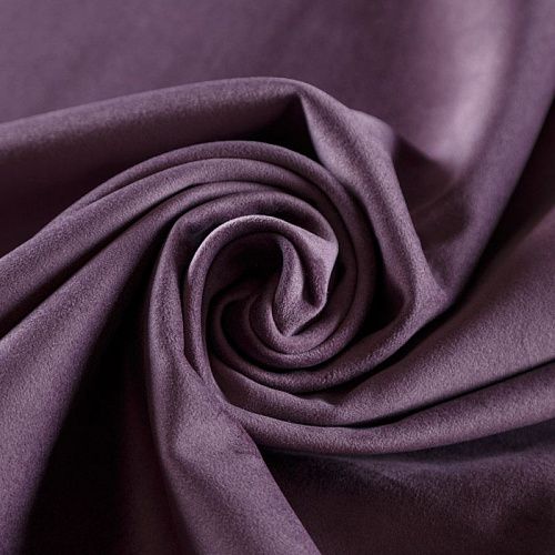 Ткань мебельная микровелюр 22-02-08973 пыльная лаванда однотонный