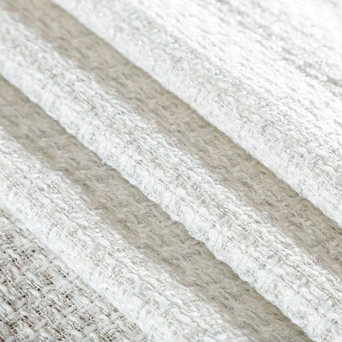 Твид шанель 052-04393 серебристо-белый