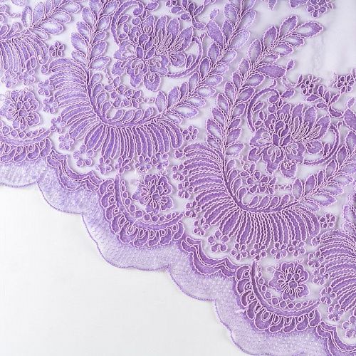Гипюр К03-0072 фиалковый