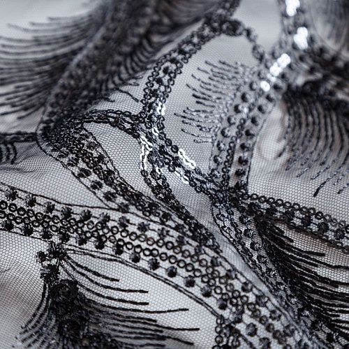 Гипюр 012-05435 черный